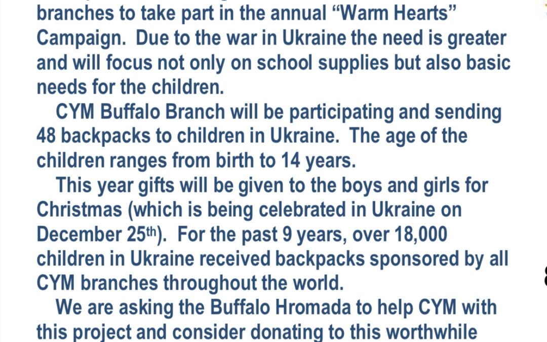 Warm the heart of a child in need 2023