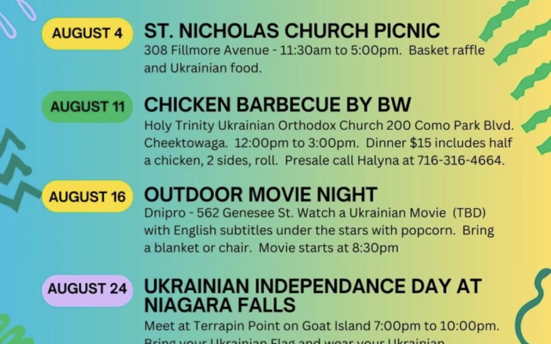 Ukrainian Events in Buffalo